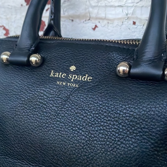 Kate Spade Charles Street Mini Brantley Black Leather Bag - Picture 2 of 5